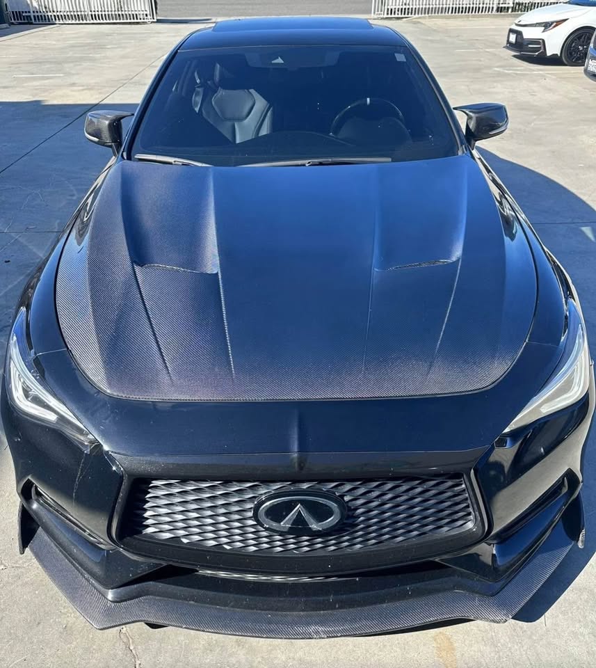 S Style Carbon Engine Hood Bonnet - Infinite q60