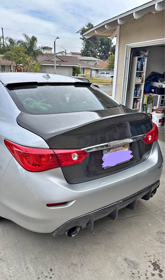 Carbon Fiber Duckbill Trunk Lid - Infiniti Q50