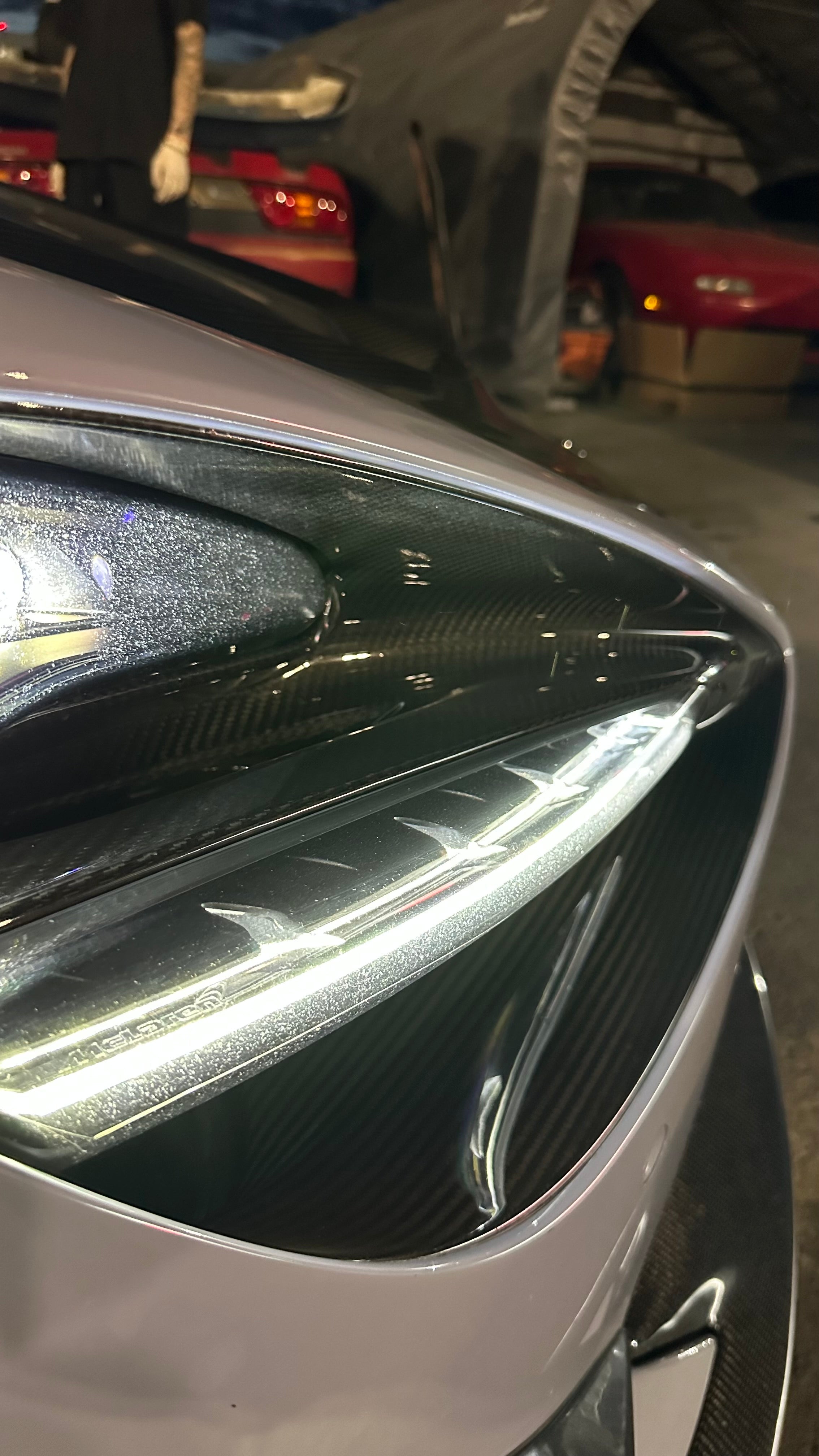 Carbon fiber Headlight Trim Replacement - McLaren 720s