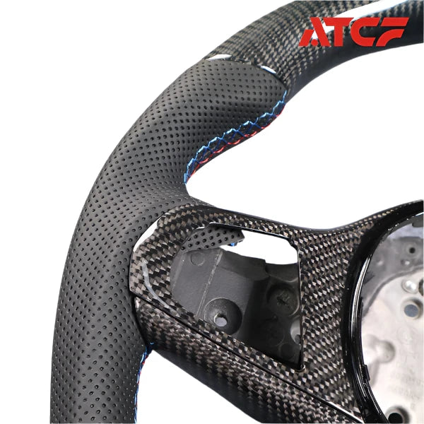 Carbon Fiber Steering Wheel w/ Flat bottom - BMW G80 & G81 M3 /G82 & G83 M3/G87 M2