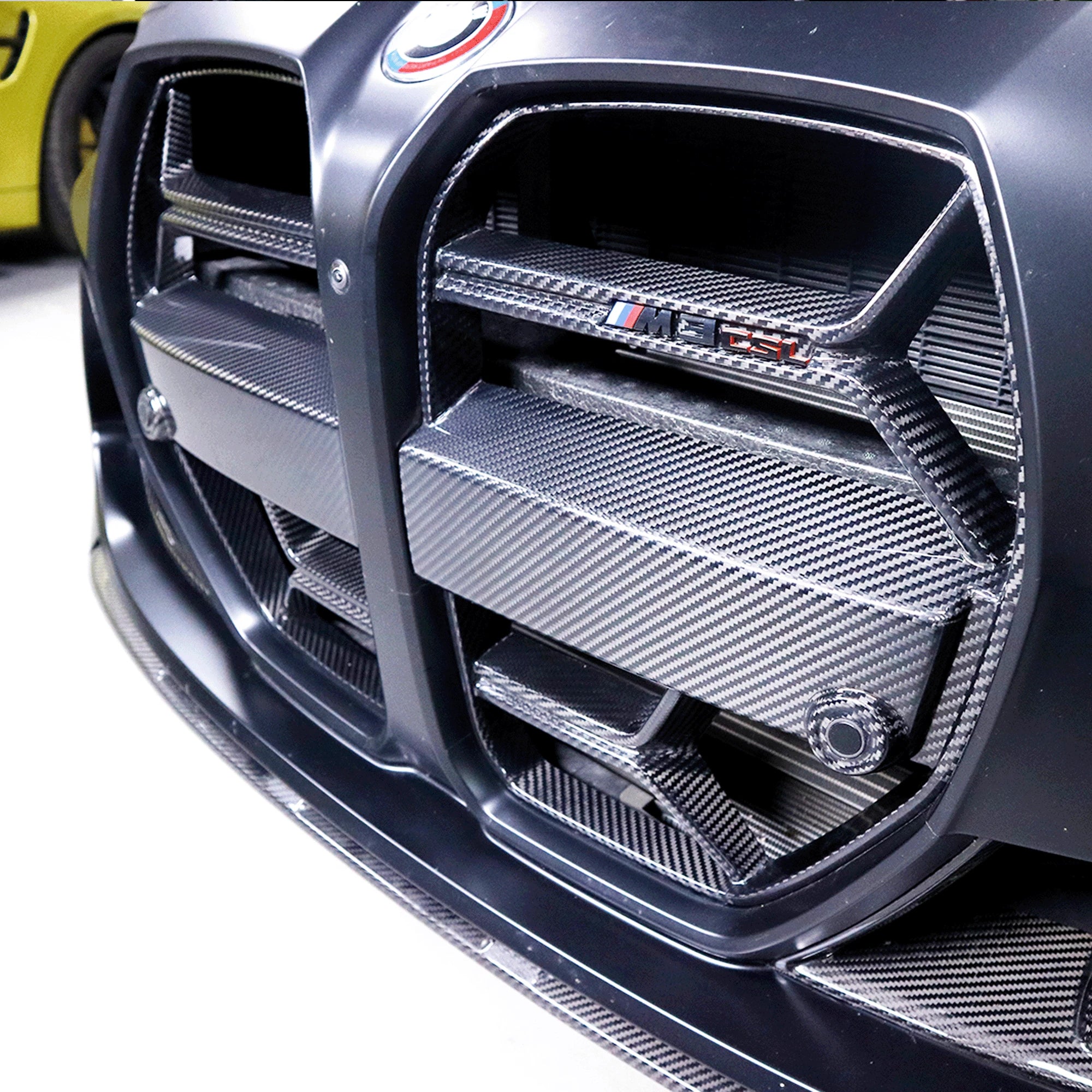 CSL Style Carbon Fiber Front Grilles - BMW G80 M3 & G82 / G83 M4