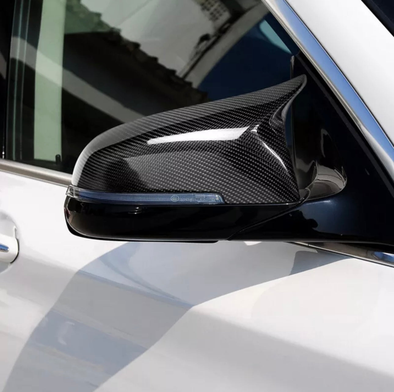 M style Carbon Fiber Mirror Cap Set - BMW F10 & F07 5 Series