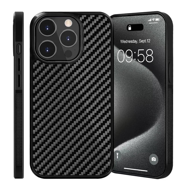 Gloss Carbon Fiber Phone Case - iPhone