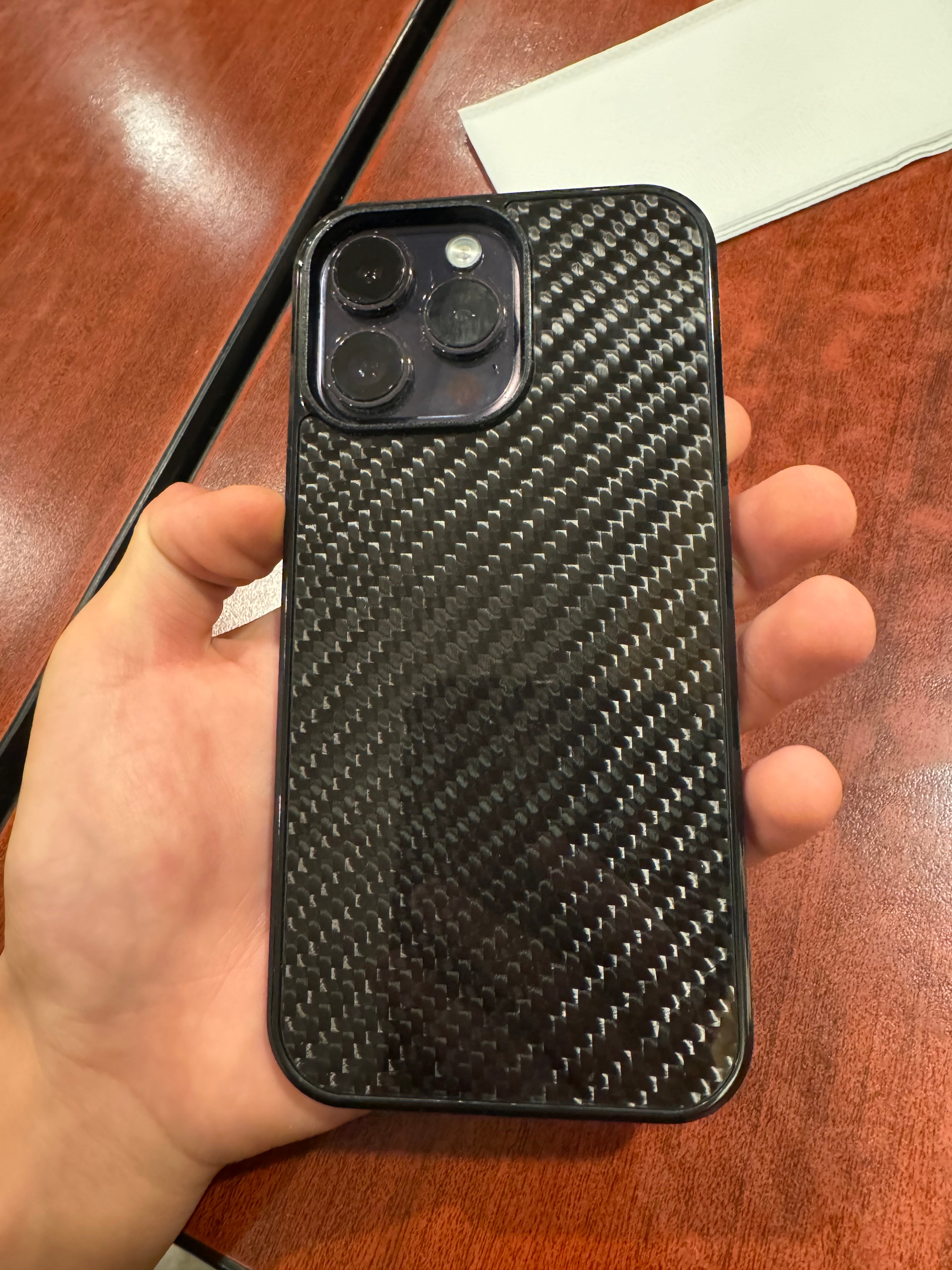 Gloss Carbon Fiber Phone Case - iPhone