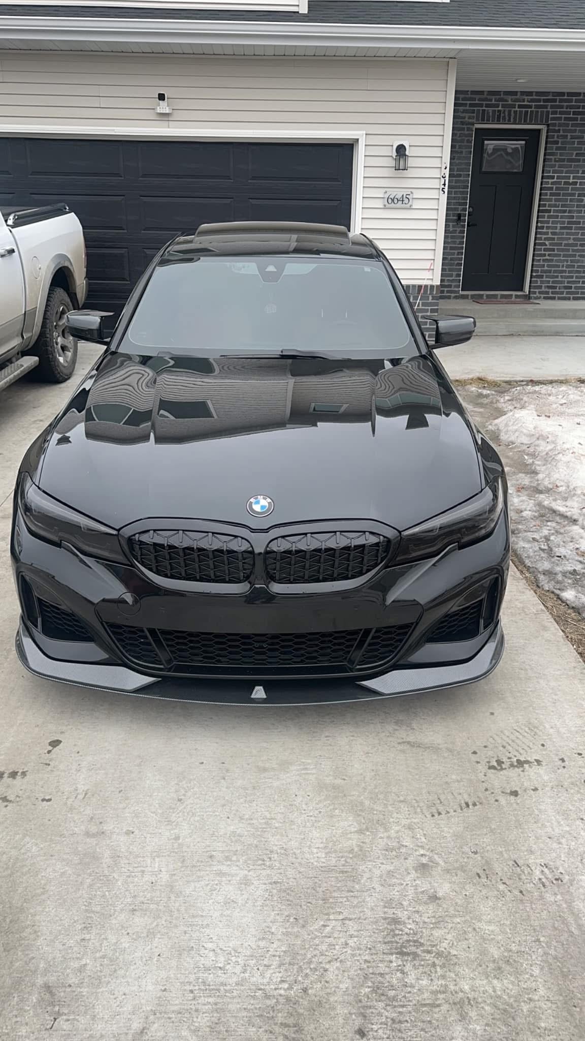 AC Style Carbon Fiber Front Lip - BMW G20 / G28 3 Series