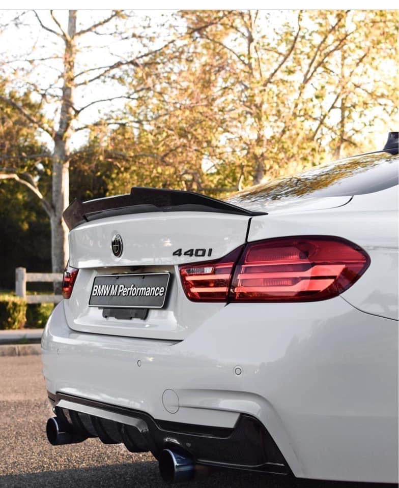 PSM Style High Kick Carbon Fiber Trunk Spoiler - BMW F32 / F33 / F36 4 Series