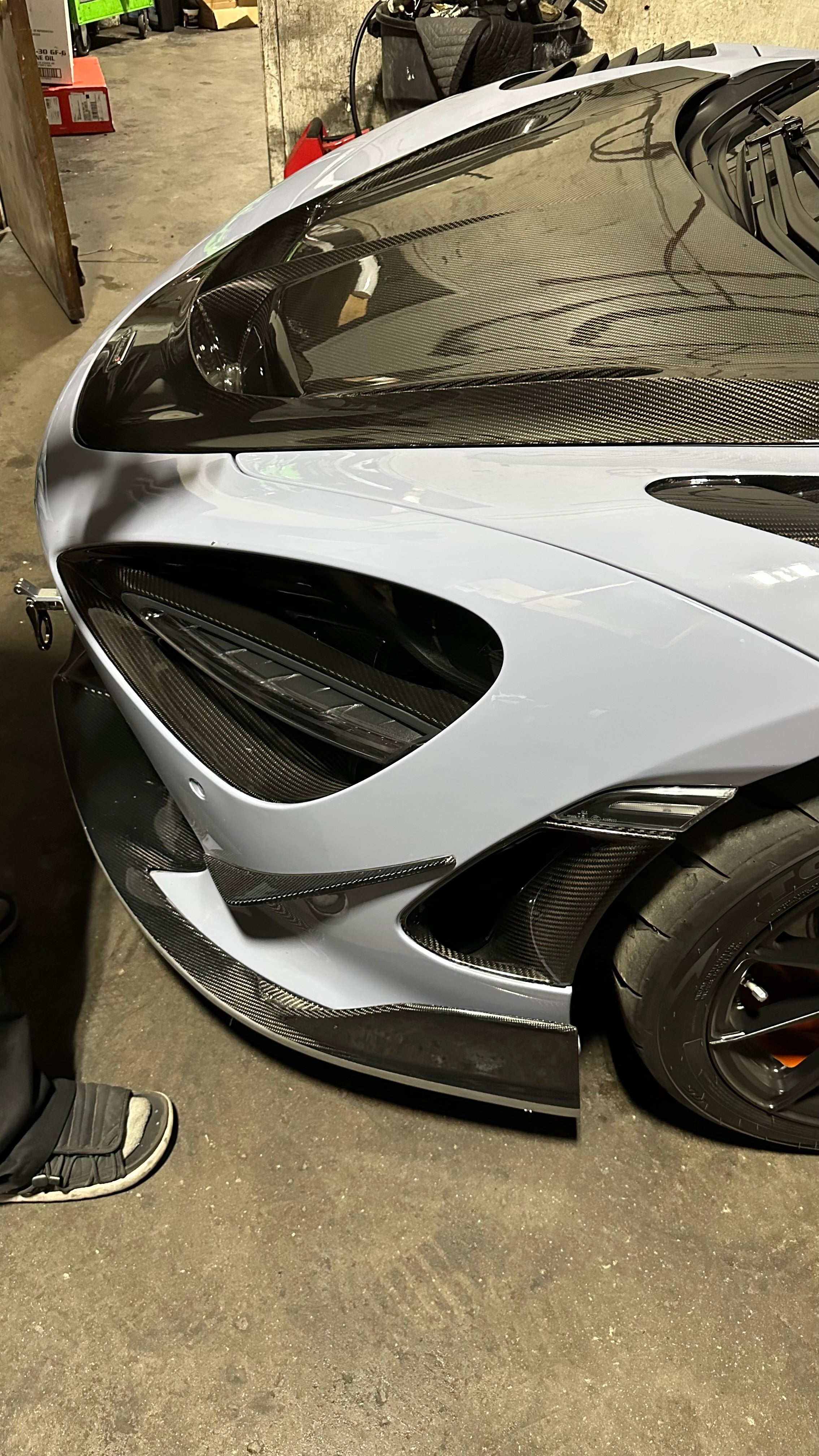 Carbon fiber Headlight Trim Replacement - McLaren 720s