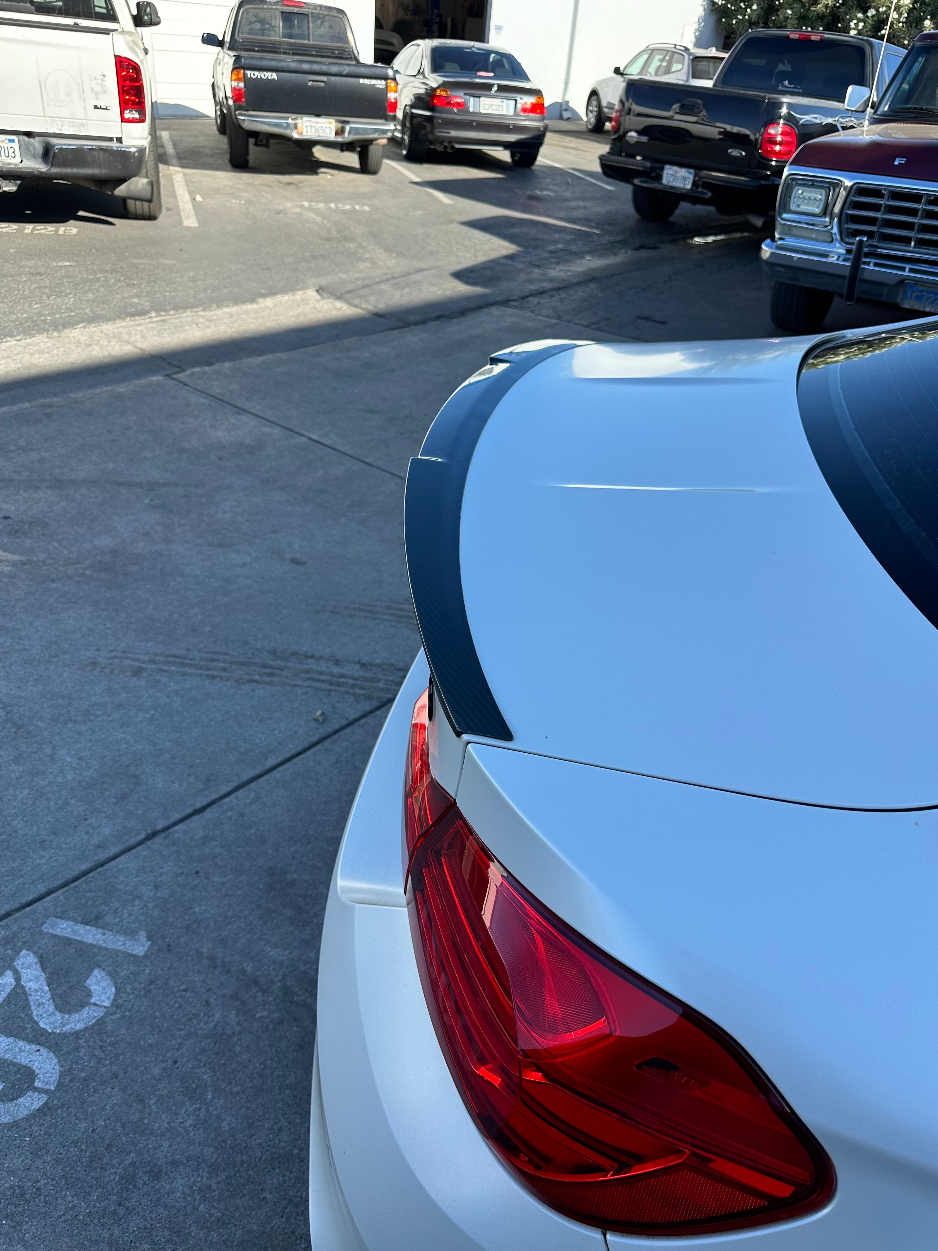 M4 Style Carbon Fiber Trunk Spoiler - BMW F80 M3 & F30 3 Series