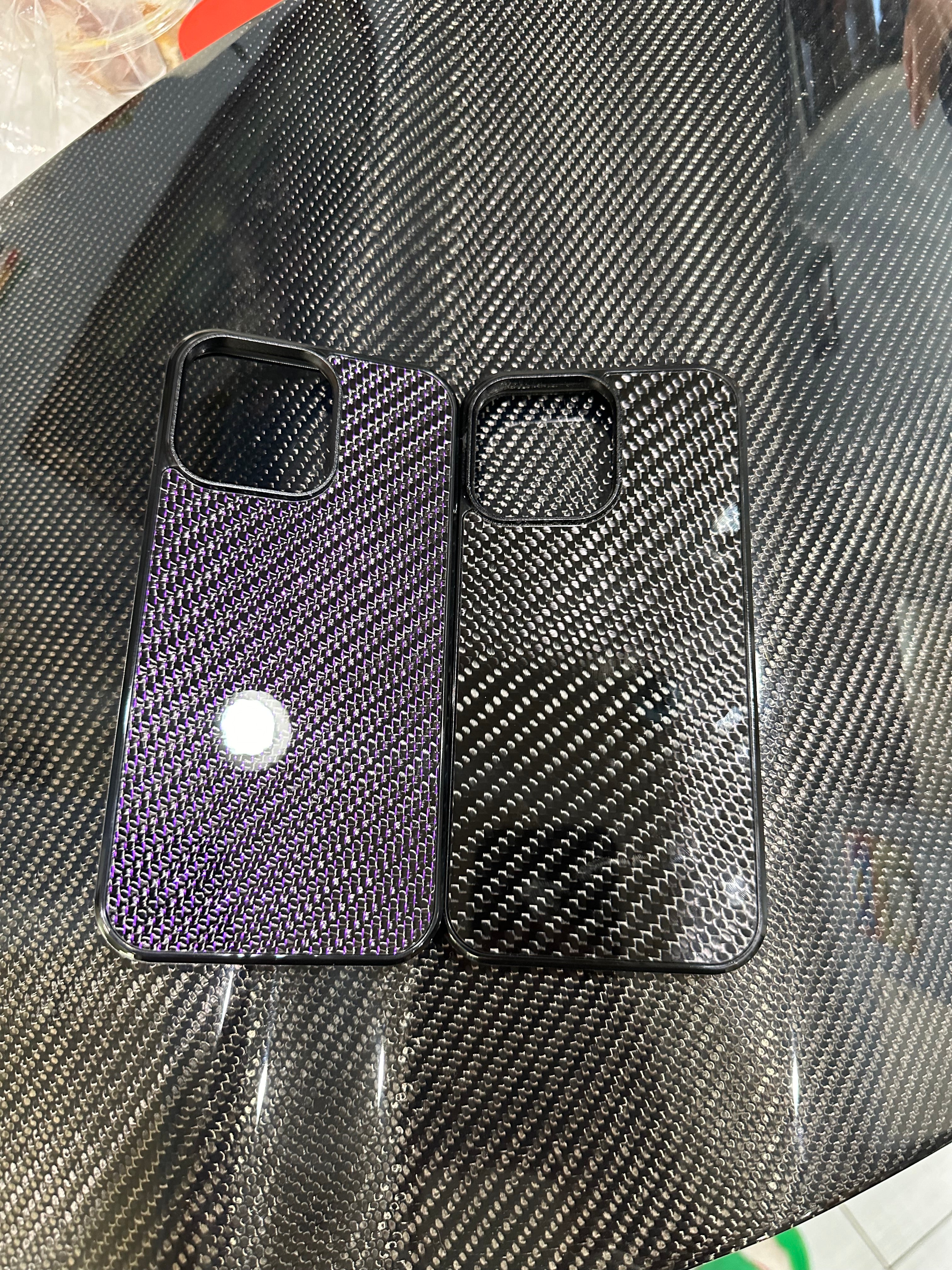 Gloss Carbon Fiber Phone Case - iPhone