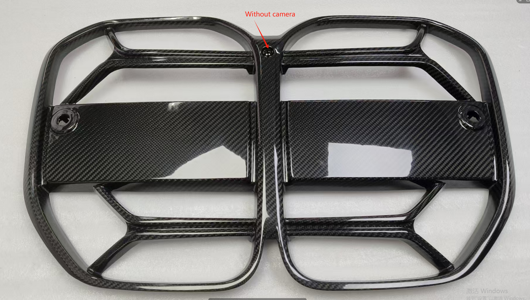 Dry Carbon Fiber Front Bumper Grille Grill for BMW G22/G23/G26 4 Series