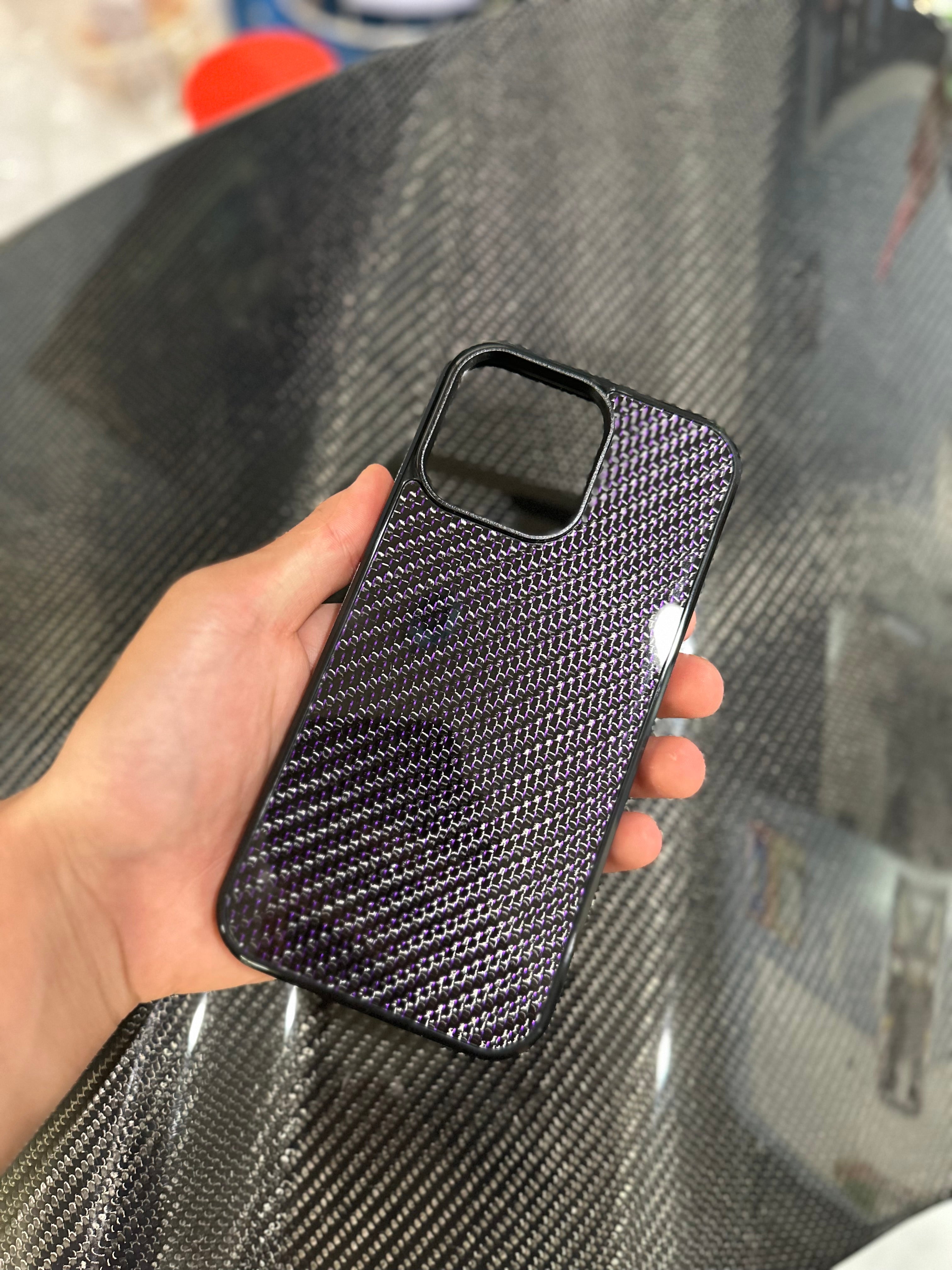 Gloss Carbon Fiber Phone Case - iPhone