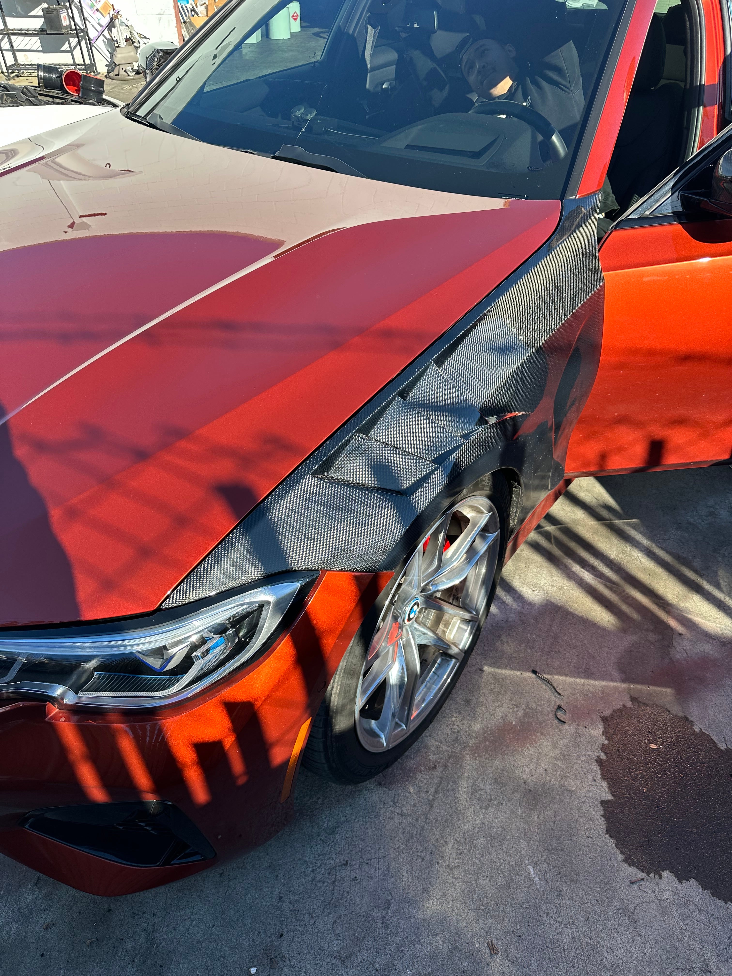 Carbon Fiber Vented Front Fenders- BMW 3 Series 330i M340i G20 G21