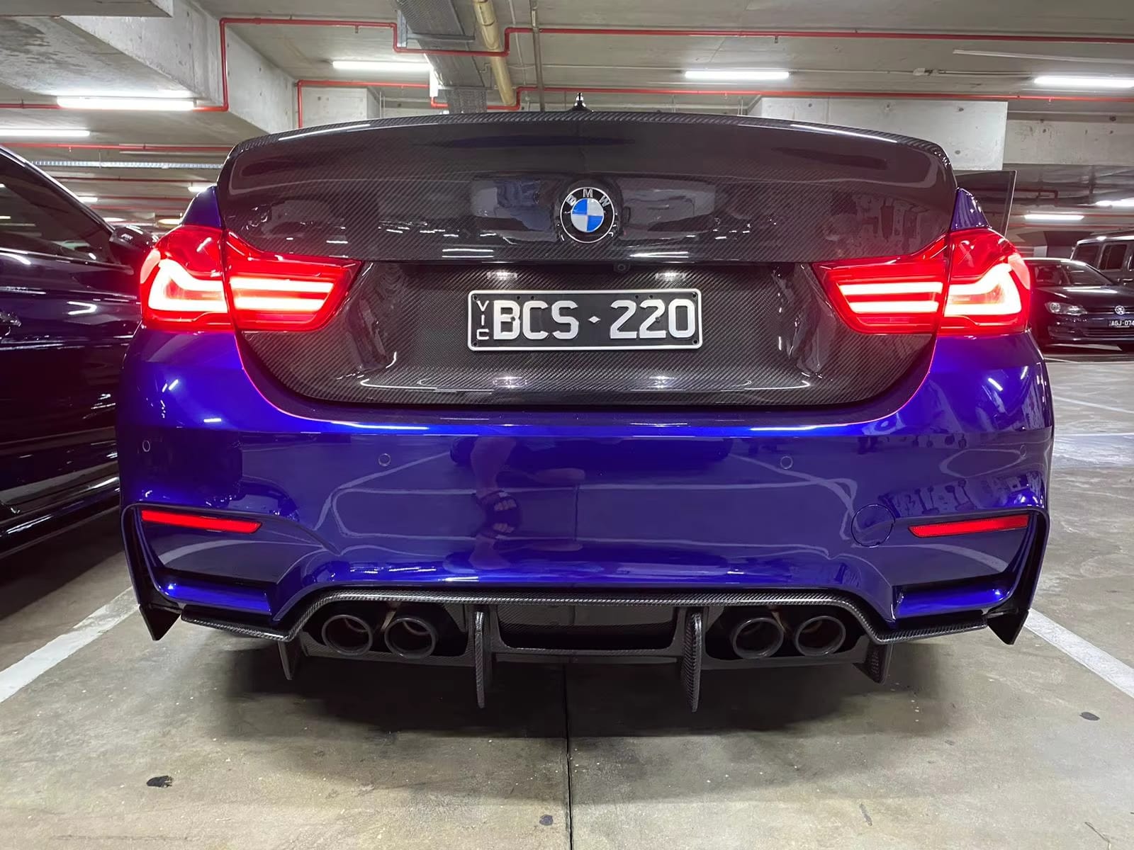 PSM Carbon Fiber Rear Diffuser - BMW F80 M3 & F82 / F83 M4