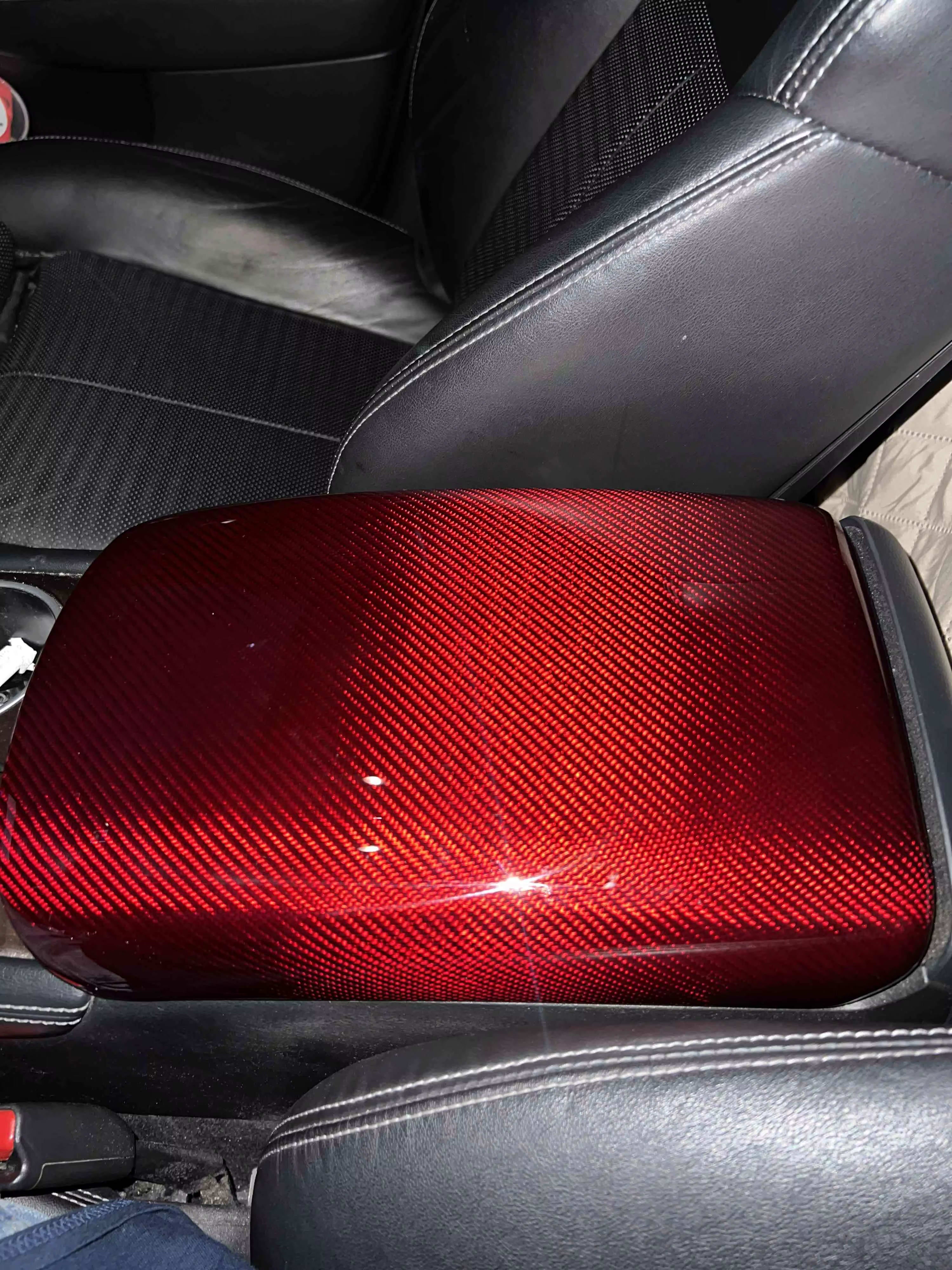 Infiniti Q50 / Q60 Carbon Fiber Replacement Armrest Cover