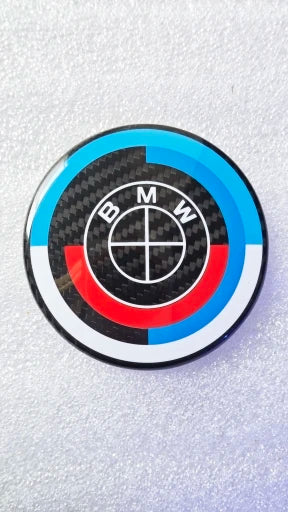 Carbon Fiber 50th Years M Heritage Emblem Roundel - BMW Roundel