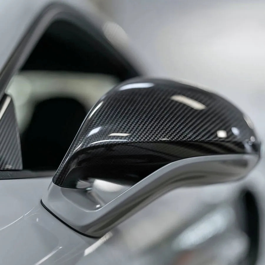 Carbon Fiber Mirror Cap Replacement - Porsche 911 991 991.1 991.2 GT3