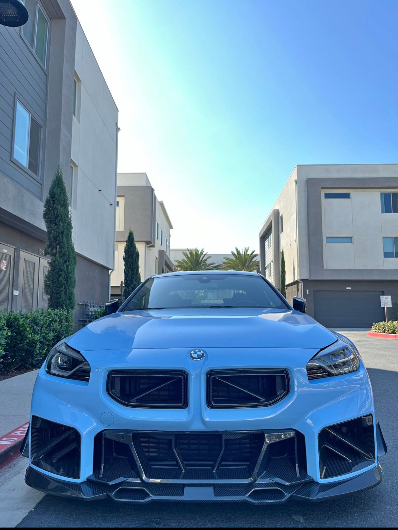 SQ Style Carbon Fiber Front Lip - BMW G87