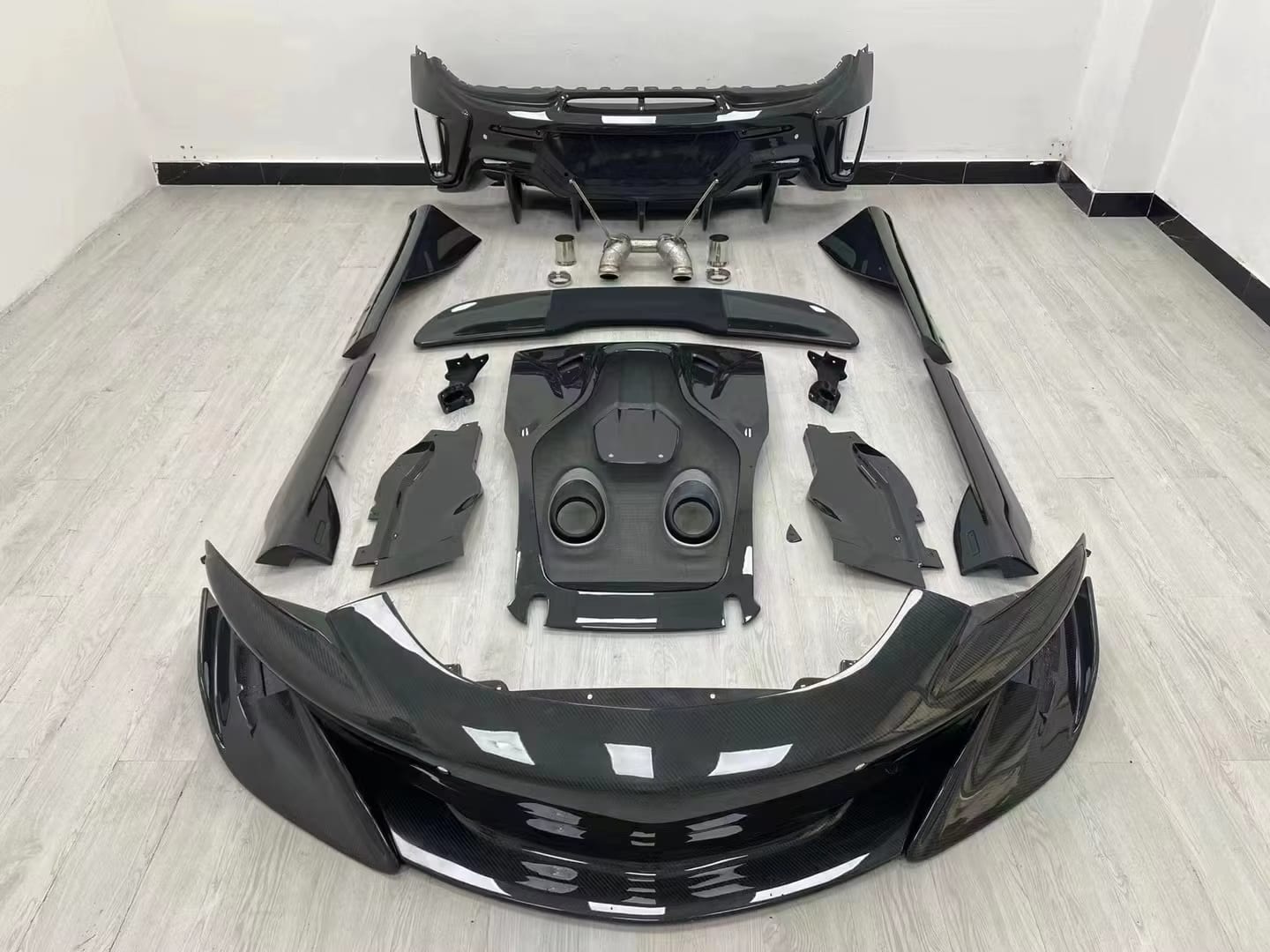 Full Carbon Fiber 600LT Conversion Body Kit for McLaren 540C / 570S / 570GT