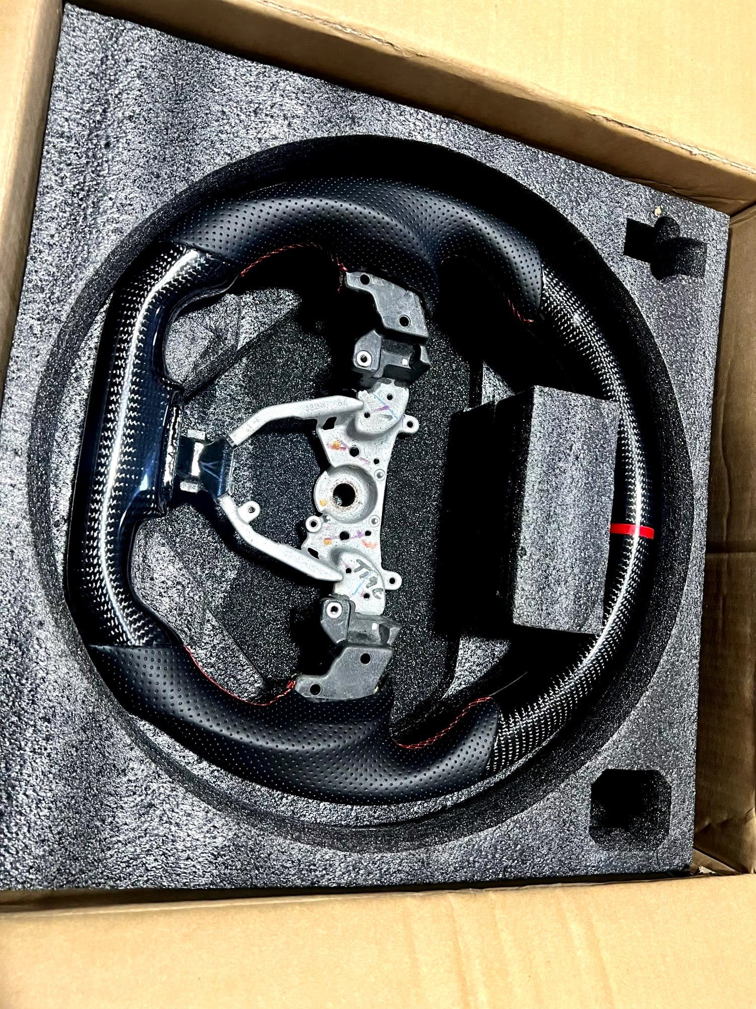 Carbon Fiber Steering Wheel -  Lexus IS250 IS300 IS350 ISF F-Sport 2006-2011