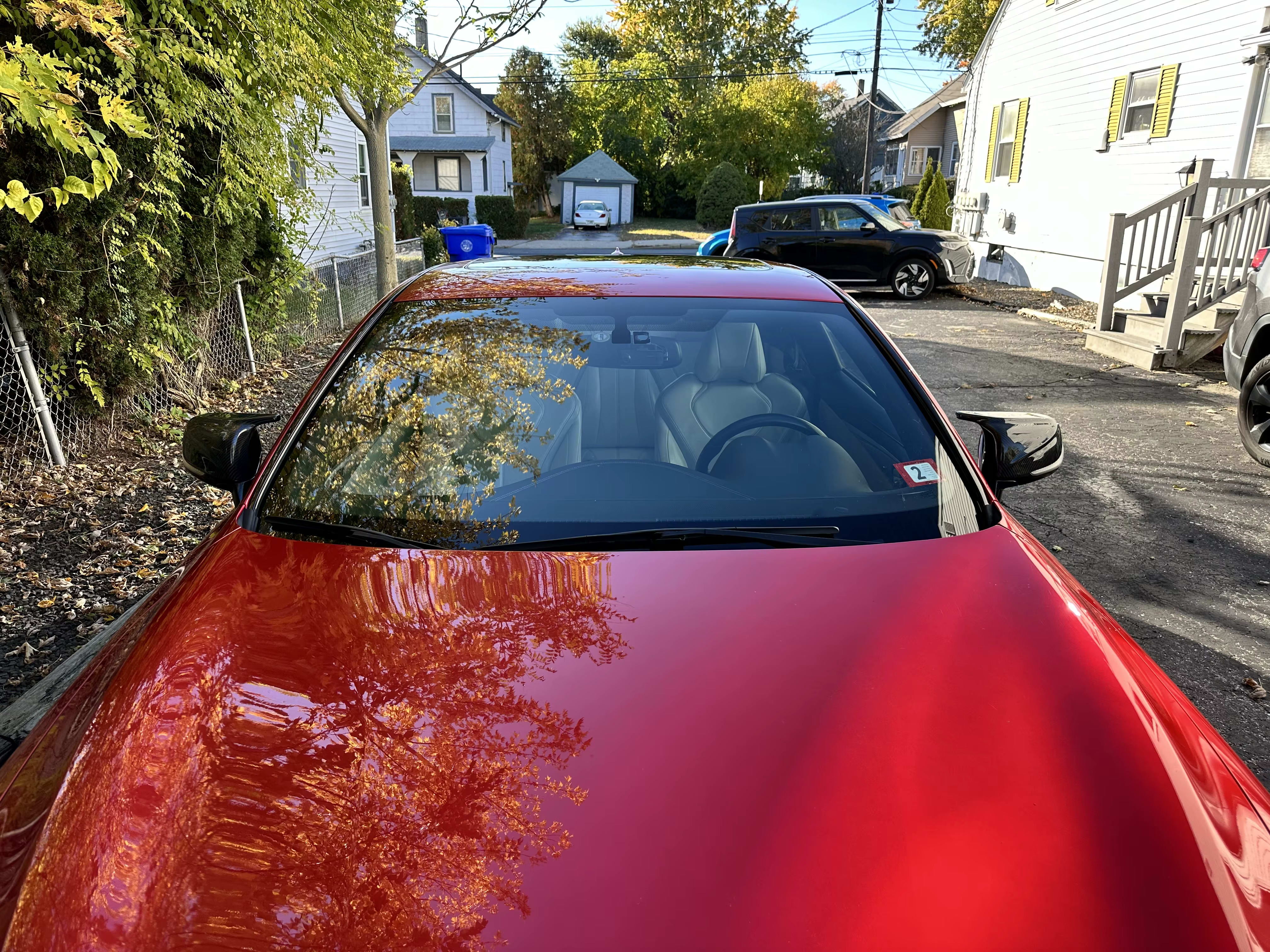 M Style V2 Carbon Fiber side Mirror Cap Replacement - Infiniti Q50 Q60 V2