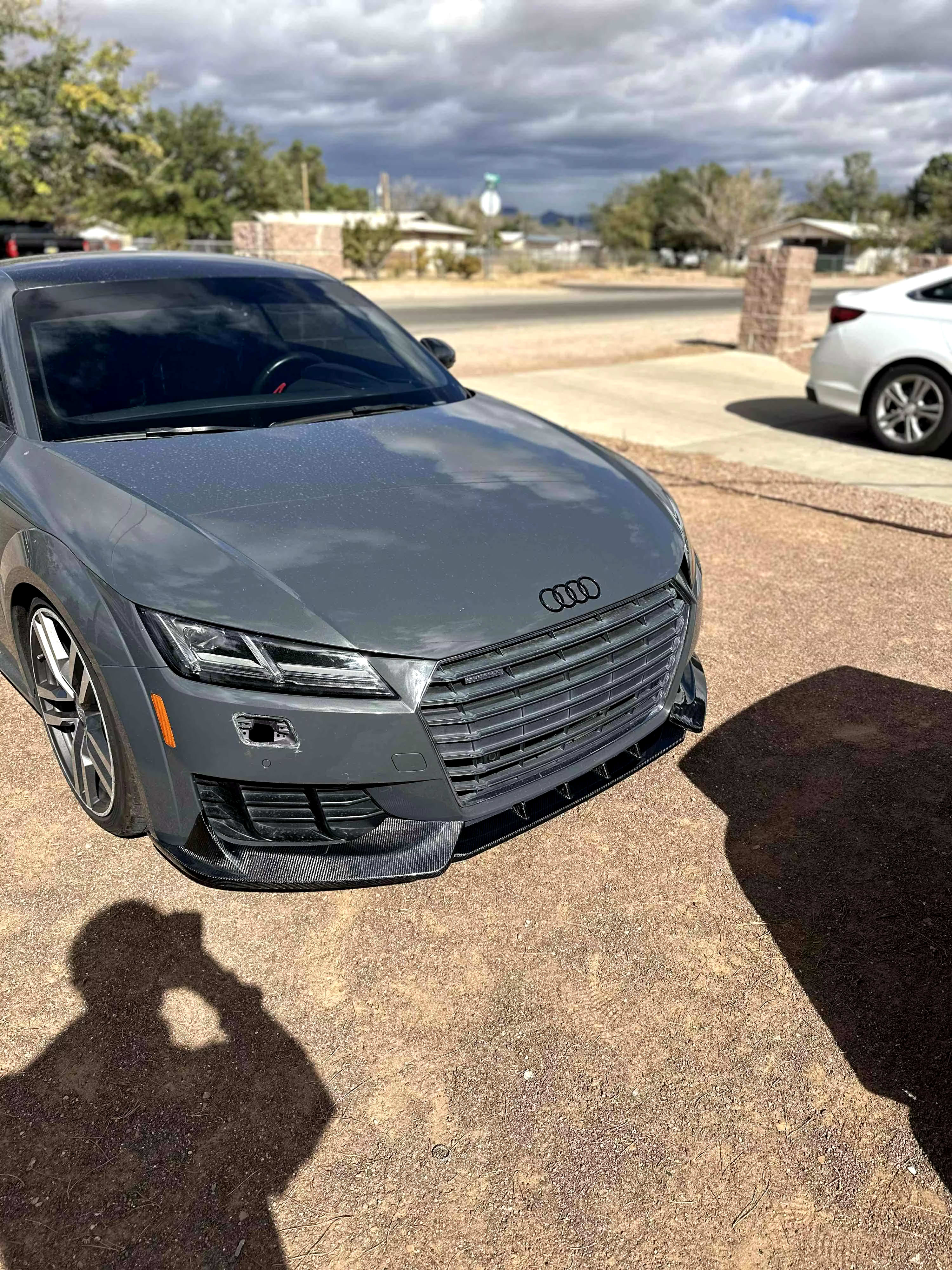 Carbon Fiber Front Lip - Audi TTRS