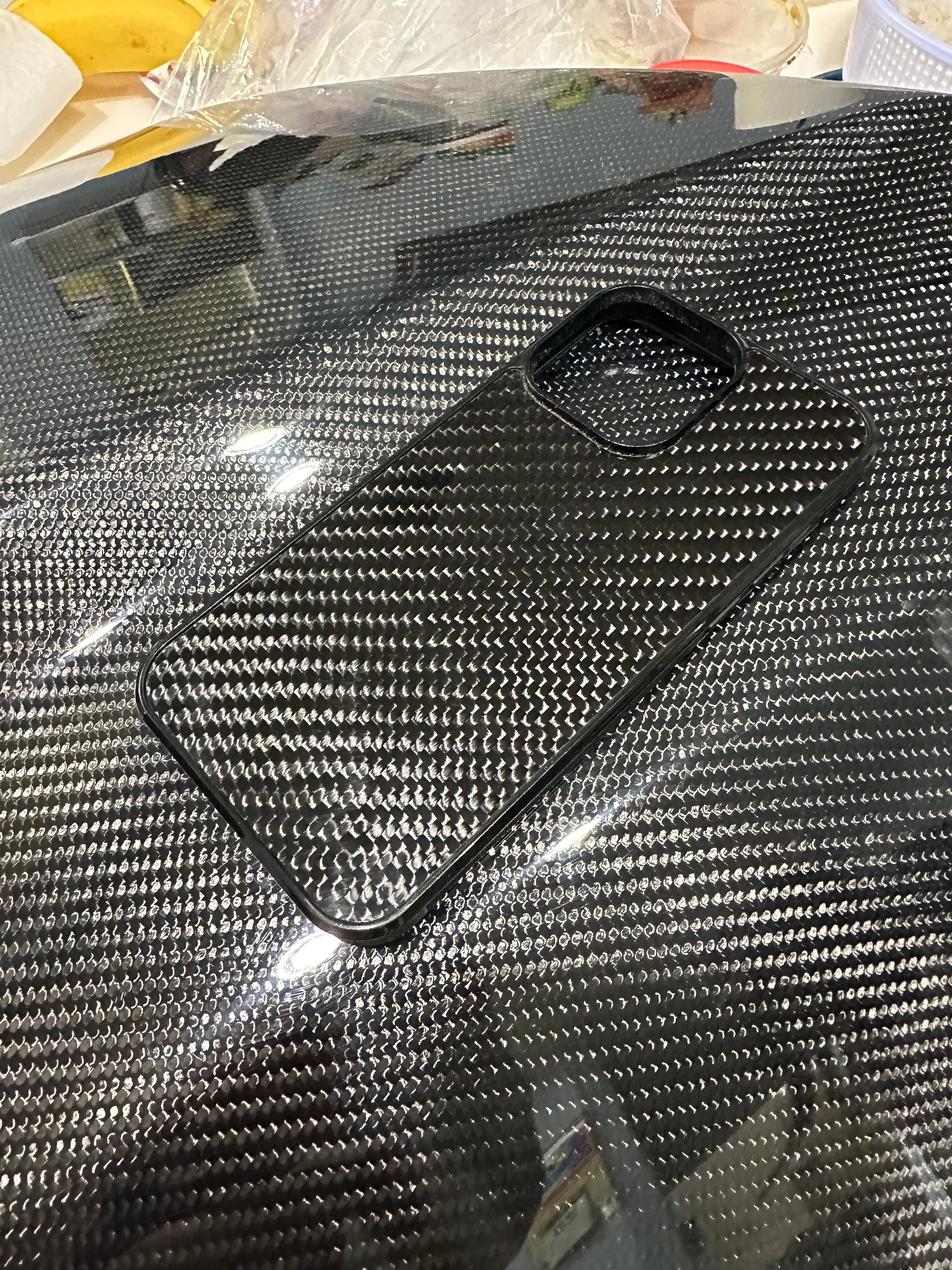 Gloss Carbon Fiber Phone Case - iPhone