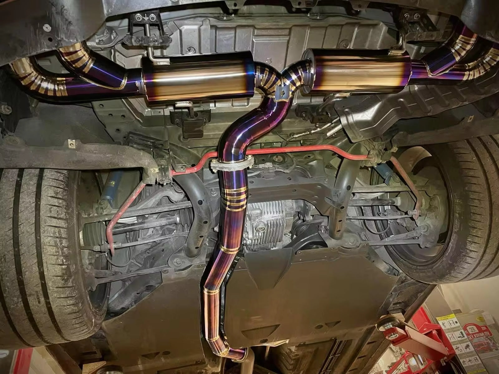 V1 Titanium 4in Full Valved Sport Exhaust System - Nissan R35 GTR