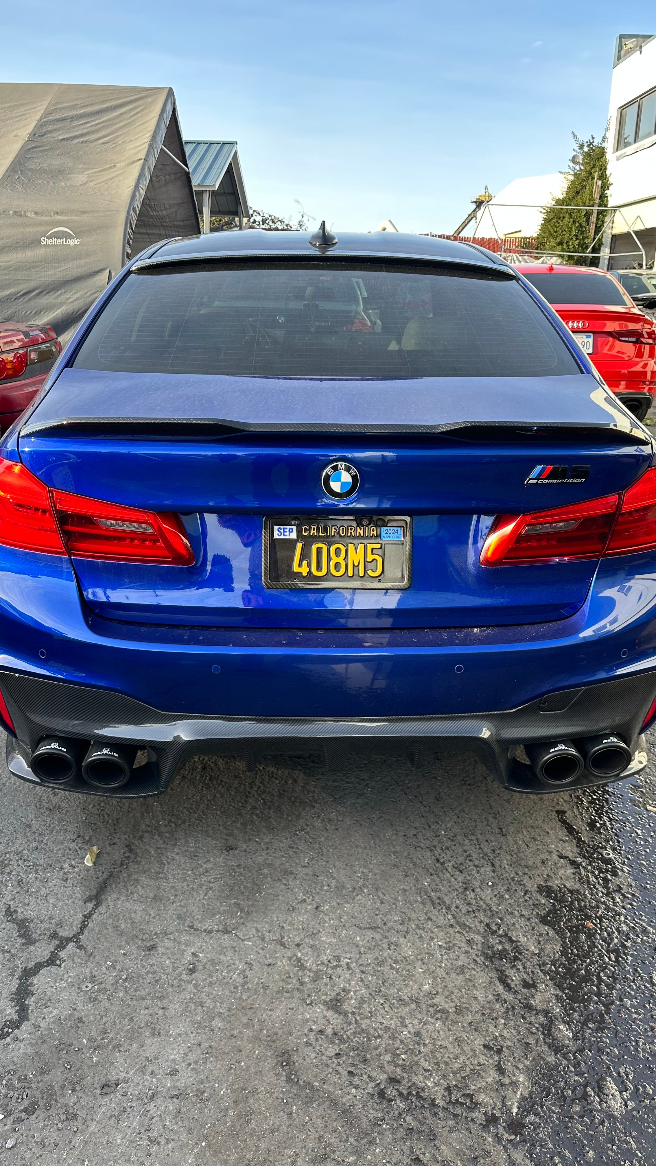 3D Style Carbon Fiber Rear Diffuser - BMW F90 M5 & G30 5 Series