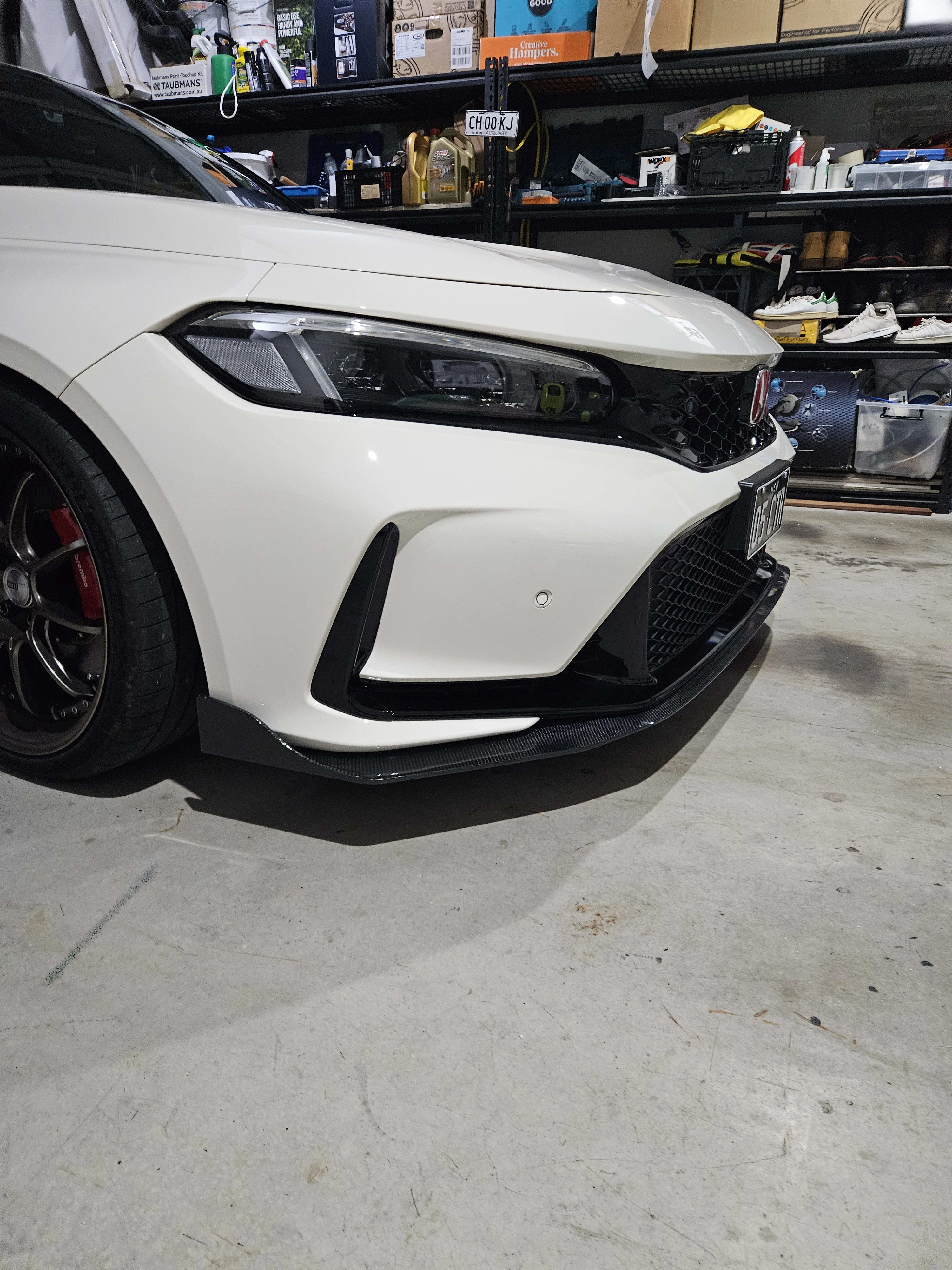 Carbon Fiber Front Lower Lip Splitter - Honda Civic Type R 2023+