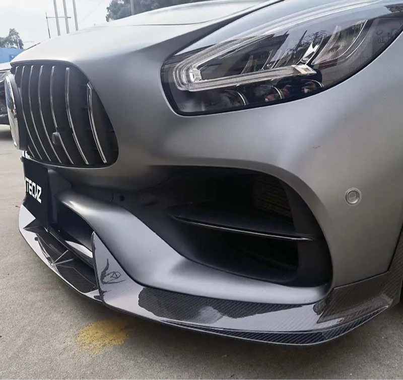 Dry Carbon Fiber Front  Splitter Lip - Mercedes Benz AMG GT GTS GTC C190