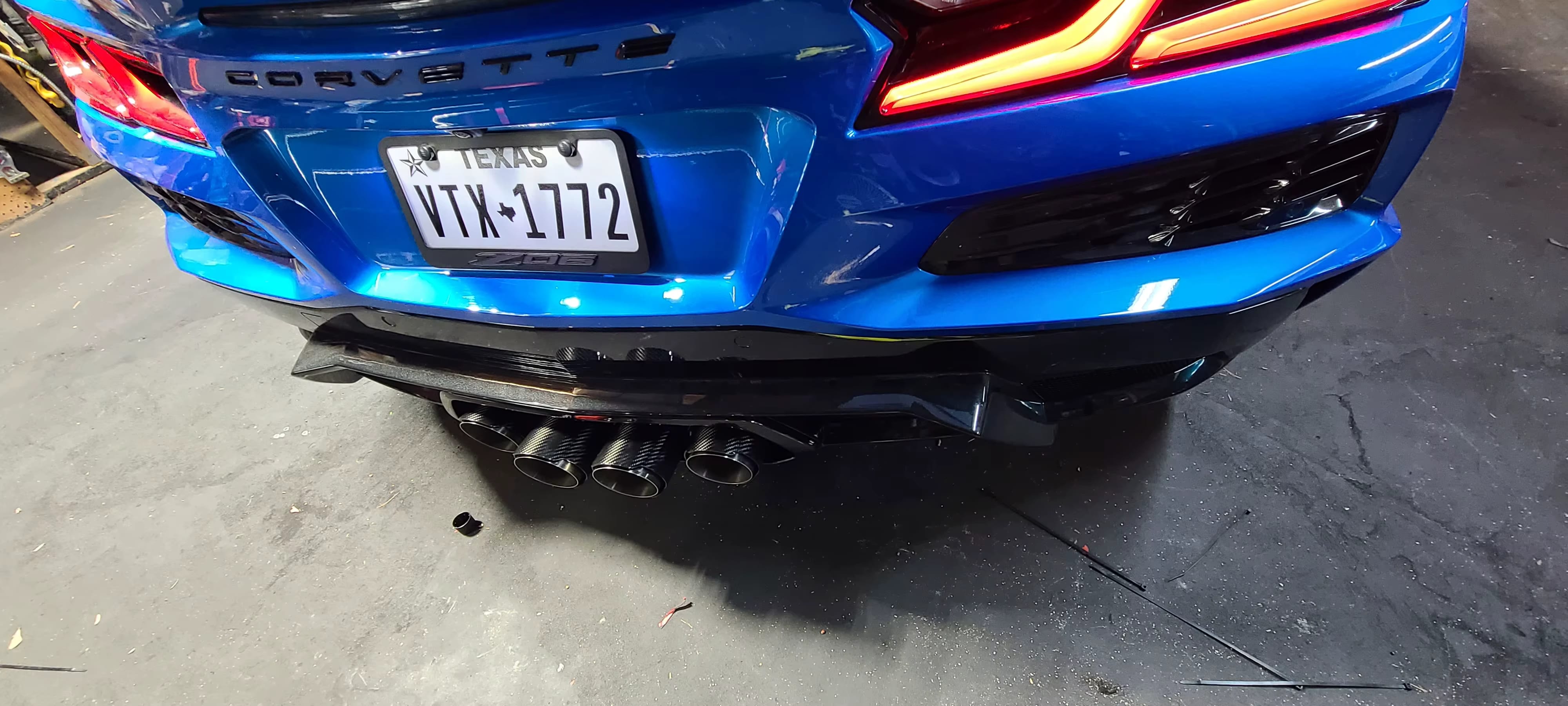 Performance Full straight pipe catback Exhaust - Chevrolet corvette C8 Z06