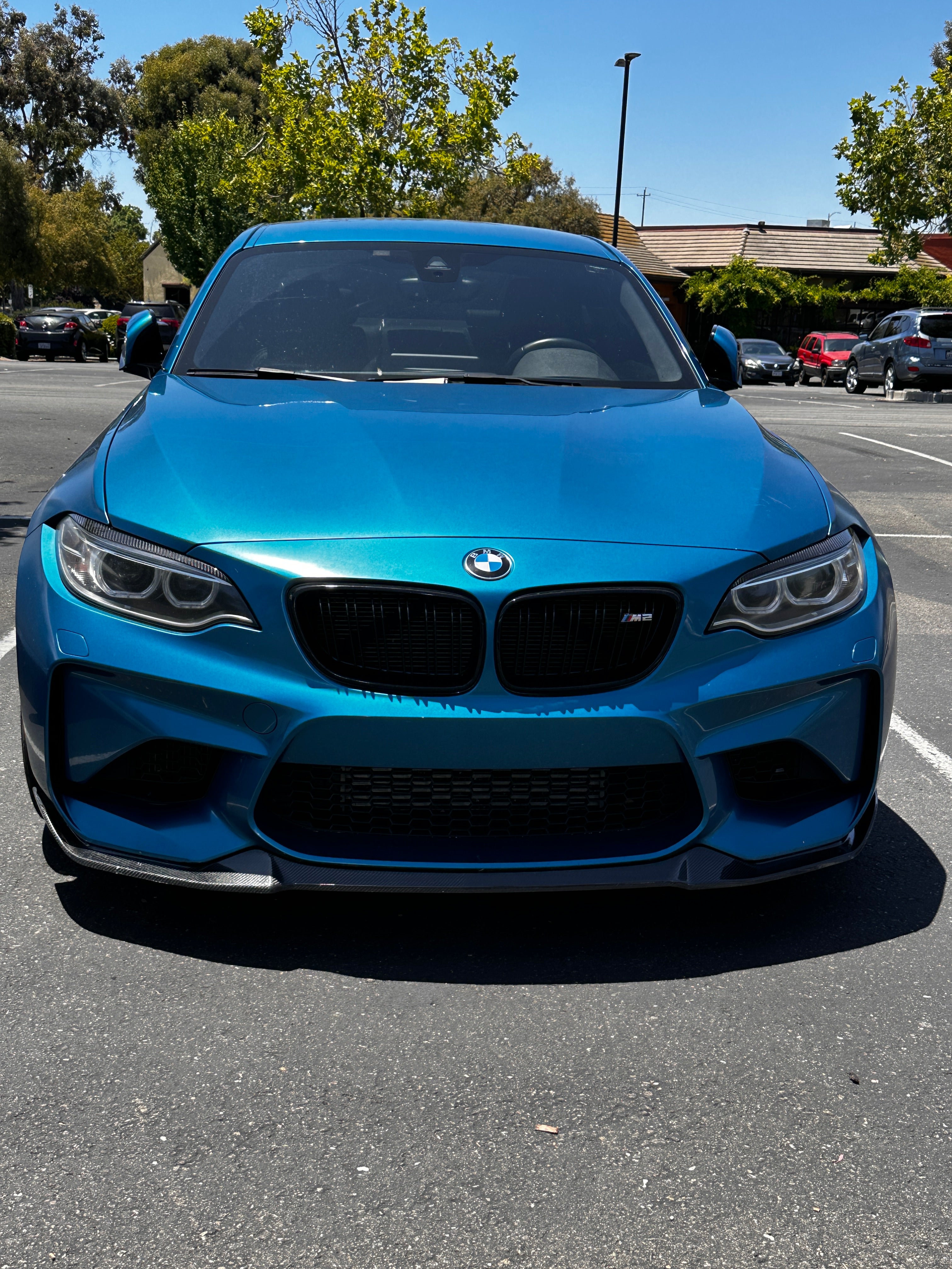 Carbon Fiber Eyelid Headlight Trim - BMW F87 M2 & F22 / F23 2 Series