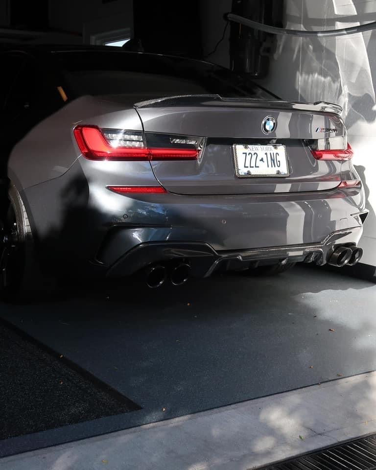 M Performance style Carbon Fiber Rear Diffuser - BMW G20 / G28 3 Series