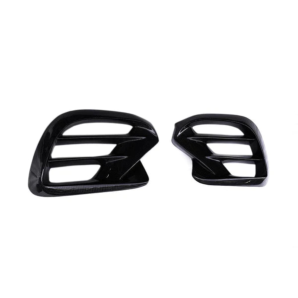 BRS Style Carbon Fiber Fog Lamp Grilles - Mercedes Benz W167 C167 GLE450 GLE63