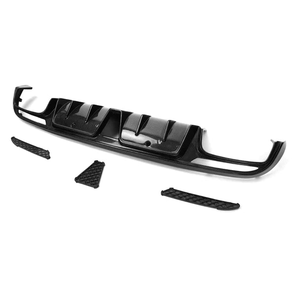 B-Style Carbon Fiber Rear Diffuser - Mercedes Benz W205 C-Class