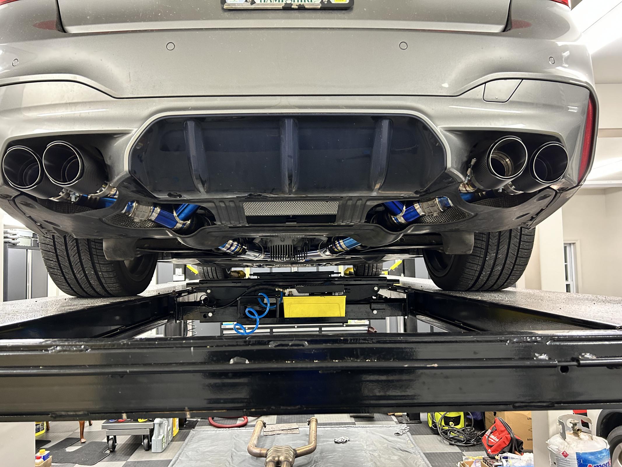 Full 3.15' Valved Catback Exhaust - BMW M5 F90 4.4T