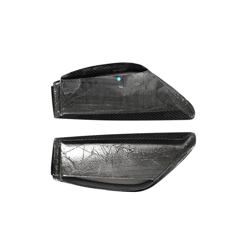 Dry Carbon Fiber Front Bumper Air Vent Trim Cover - Audi RS6/RS7 C8 Avant