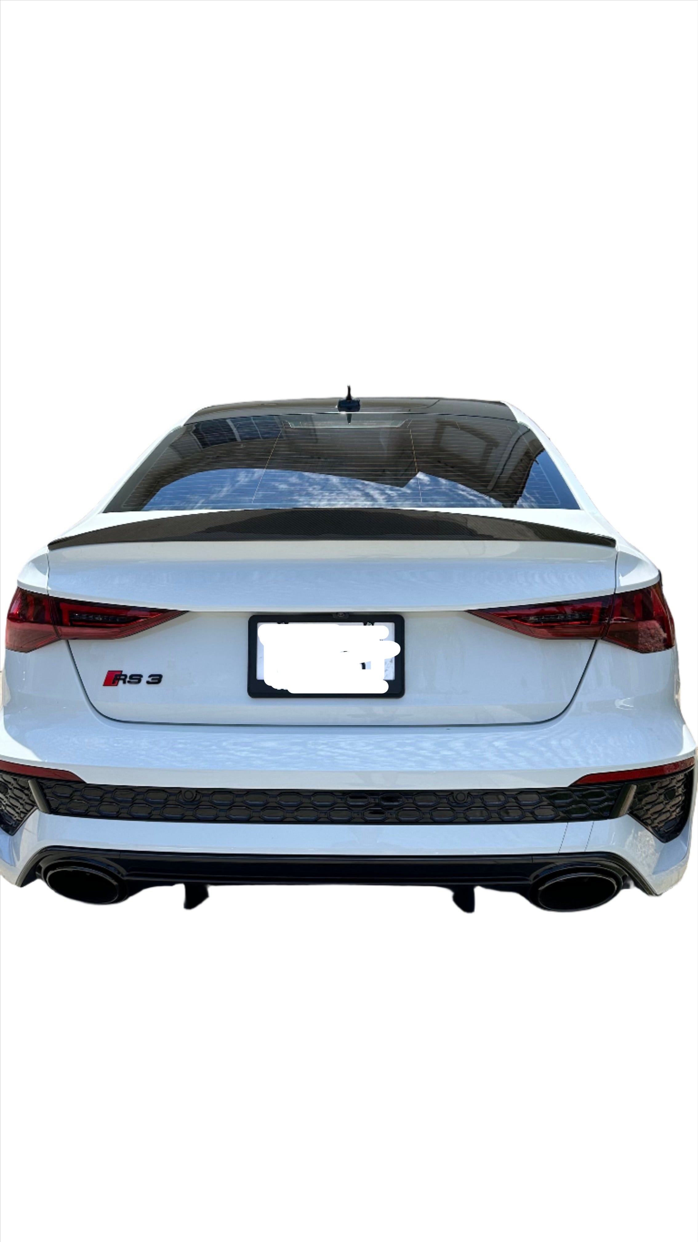 Carbon Fiber Trunk Lip Spoiler - Audi A3/S3/RS3 8Y