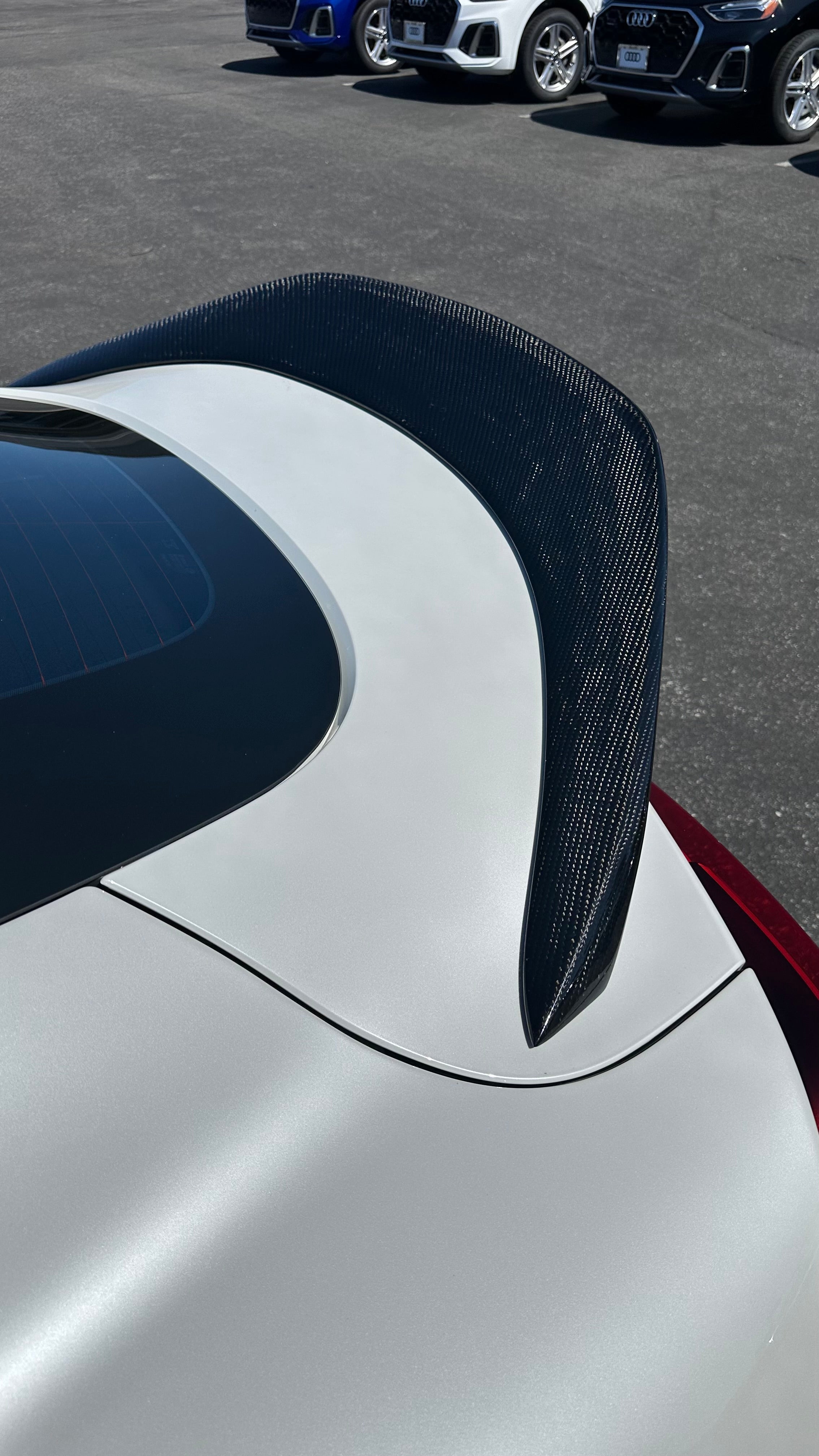 TRD Style Carbon Fiber Trunk Spoiler - Toyota A90 Supra