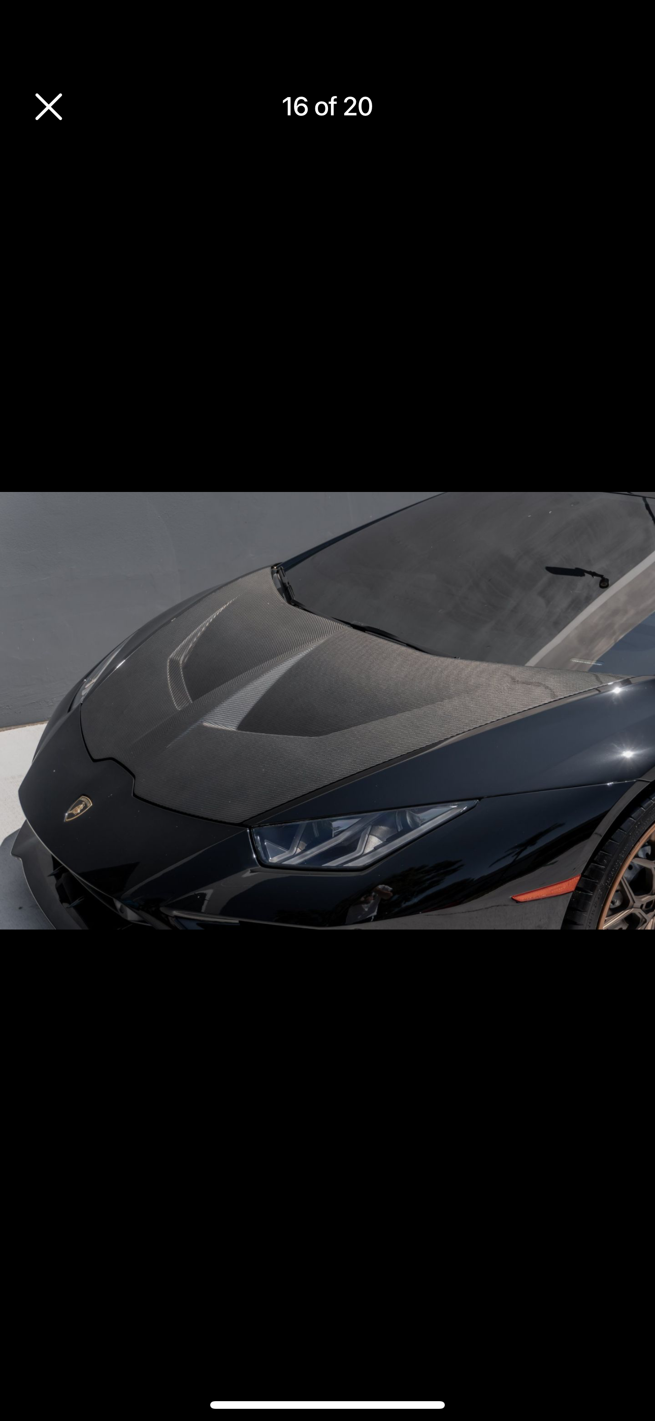 1016 Industries Style Carbon FIber Hood - Lamborghini Huracan