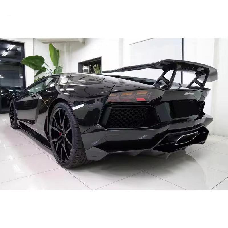 D Style Carbon Fiber Rear Diffuser -  Lambo Aventador LP700