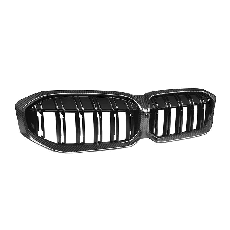 Dual Slat Carbon Fiber Grilles - BMW G20 3 Series LCI