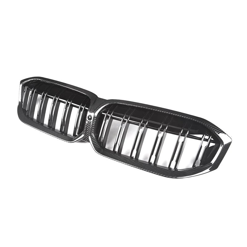 Dual Slat Carbon Fiber Grilles - BMW G20 3 Series LCI