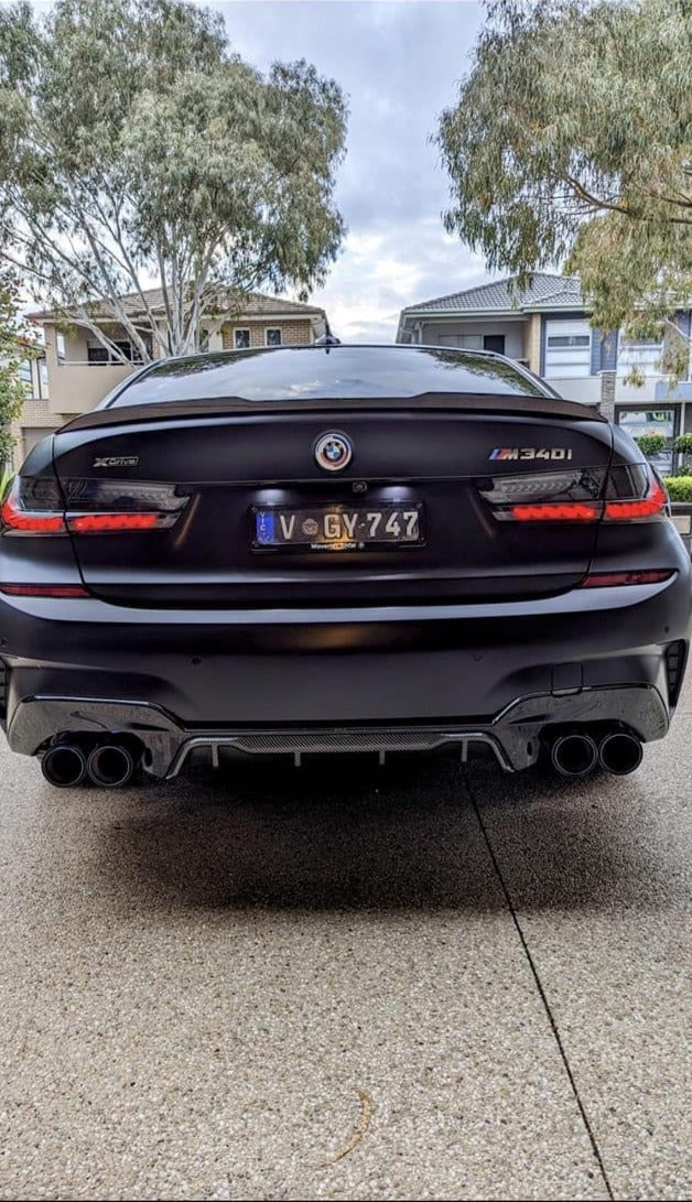 M Performance style Carbon Fiber Rear Diffuser - BMW G20 / G28 3 Series