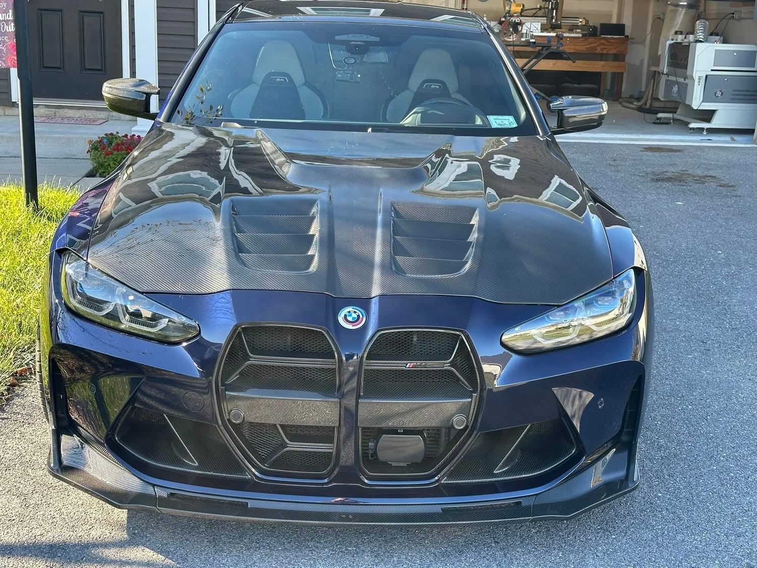 Vented Carbon Fiber Hood W/ Hood Scoop - BMW G80 M3 & G82 / G83 M4