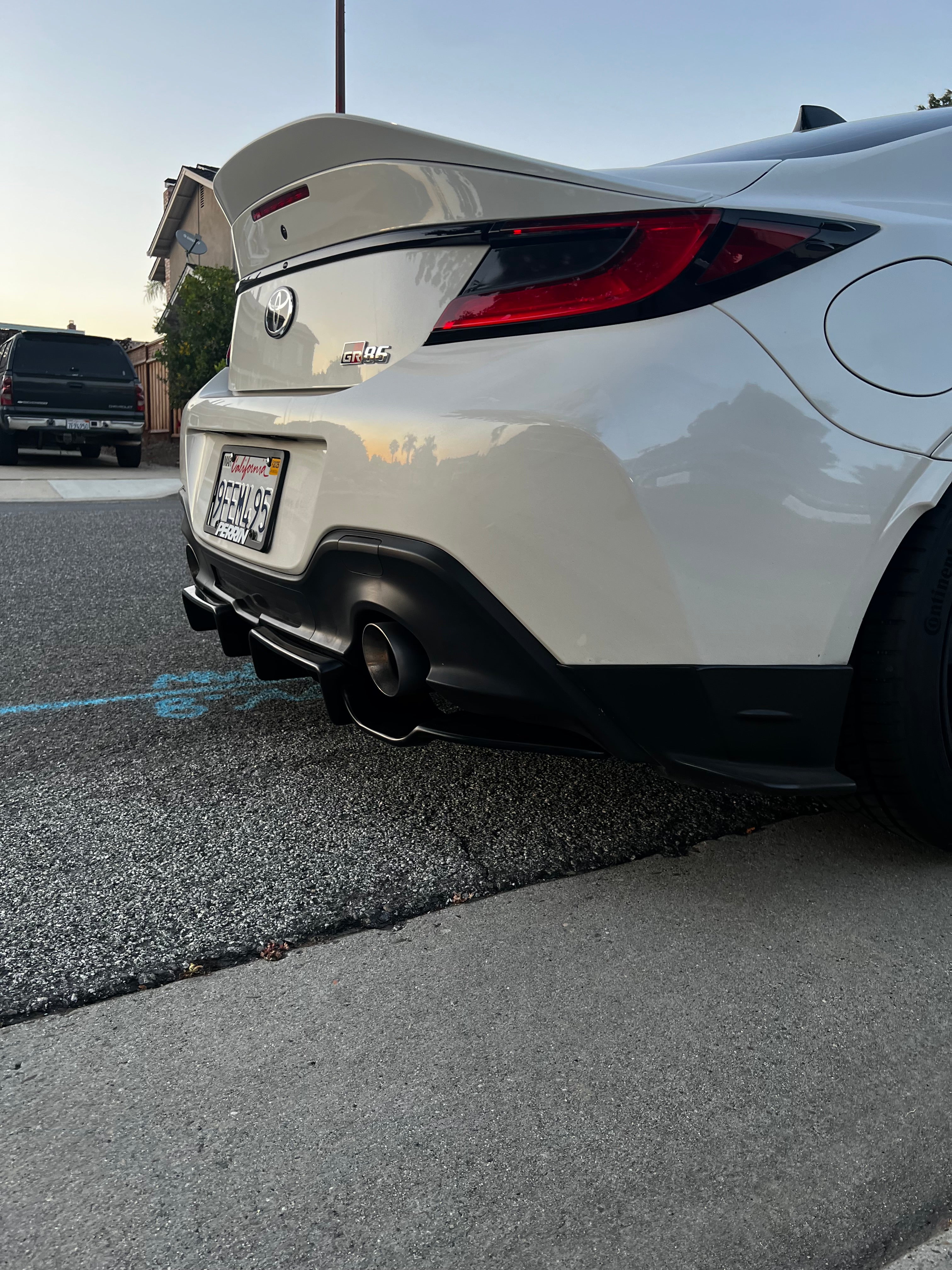 Polyurethane GT Style Rear Diffuser Extension- Toyota GR86 & Subaru BRZ