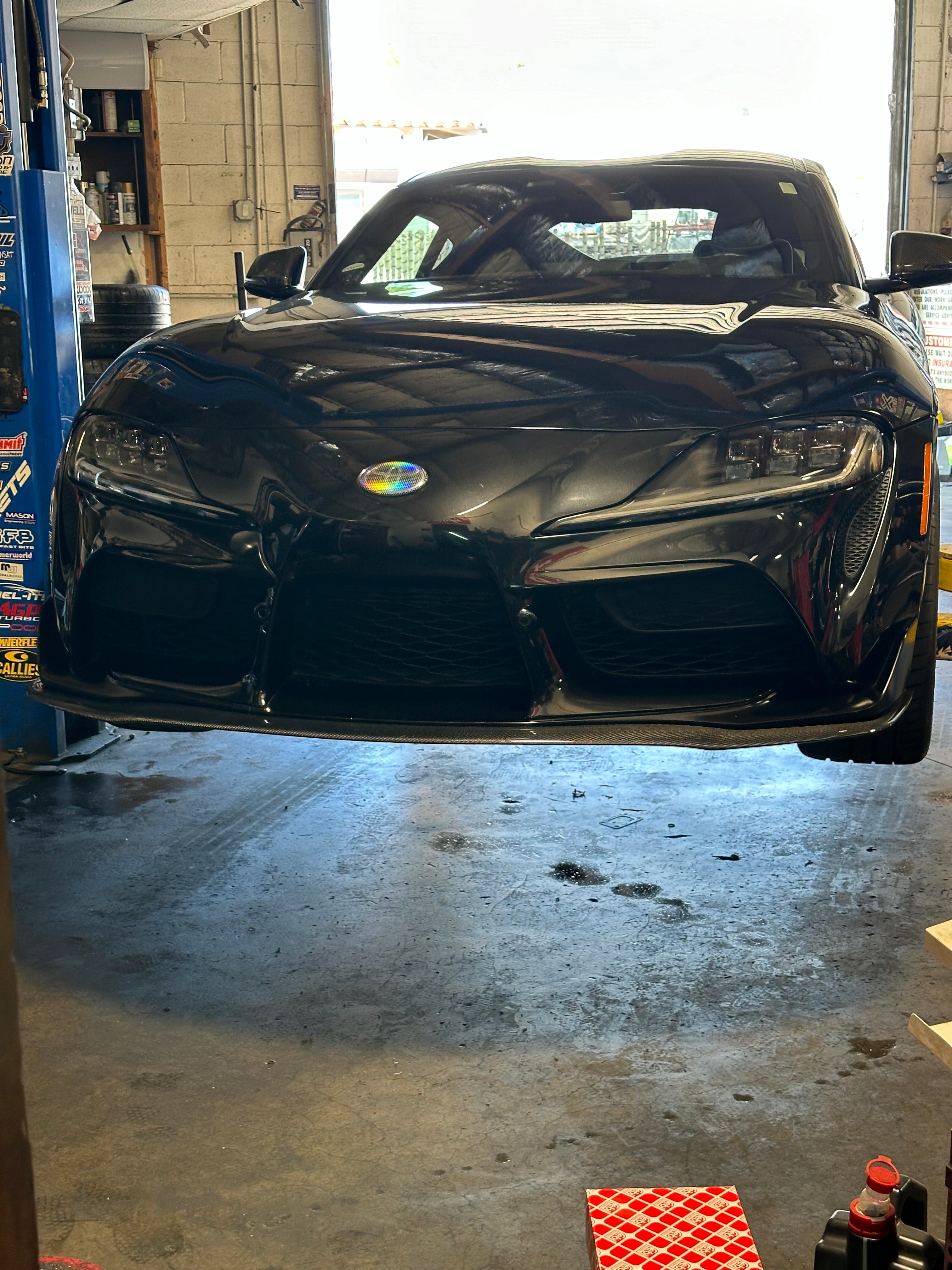 Carbon Fiber Front Lip Splitter extension - Toyota GR Supra