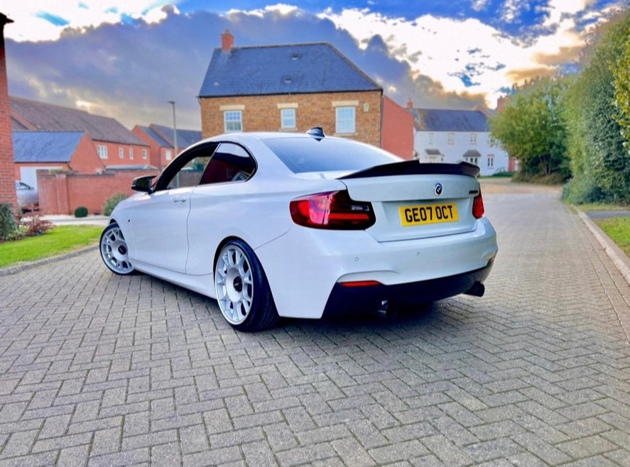 PSM Style High Kick Carbon Fiber Trunk Spoiler - BMW F87 M2 & F22 2 Series