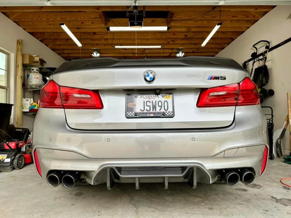 PSM Dynamic Style Carbon Fiber Trunk Spoiler - BMW F90 M5 & G30 / G38 5 Series