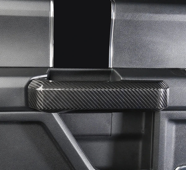 Carbon Inner Door Handle Overlay Cover Trim  -  Ford Raptor F150 2015-2020